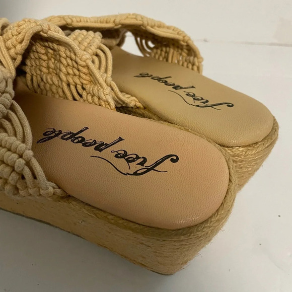 Free People Highline Platform Wedge Heel Sandals - EU 40 - Picture 7 of 12